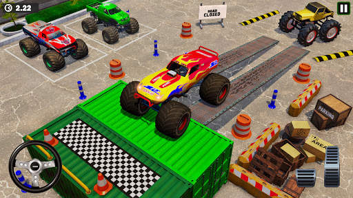 Monster Truck Parking 3D Free Car Games 2021 screenshot 4