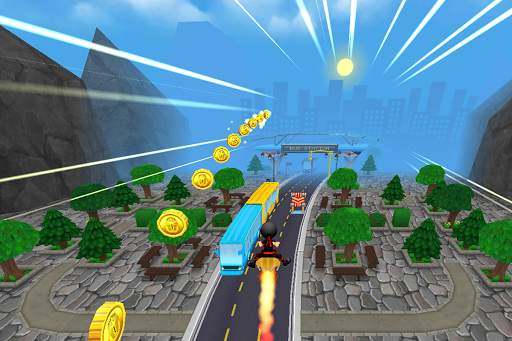 Subway Ninja run gratis- Flippy jump rush screenshot 6