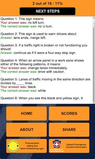PA Driver’s Practice Test screenshot 3