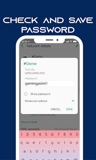 WiFi password master key show screenshot 1