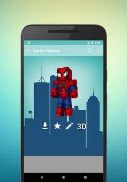 Superhero skins for Minecraft 3D screenshot 8