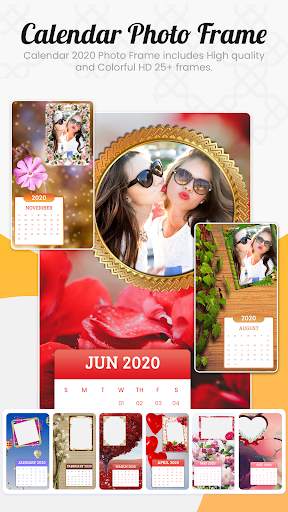 Calendar Photo Frame 2021 - Editor screenshot 2