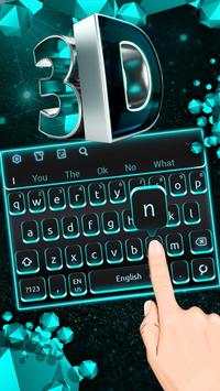 Clavier de lumière bleue 3D screenshot 1