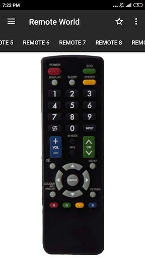 SHARP TV Remote Control screenshot 6