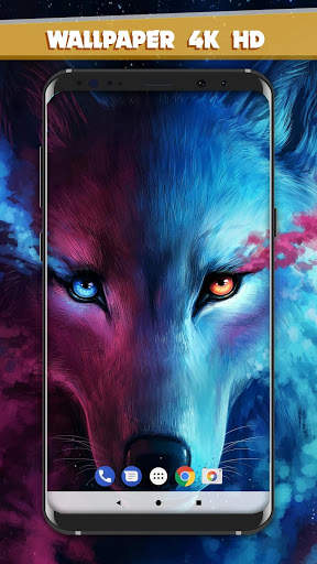 Wolf  Wallpaper Free 2020 HD - 4K 🐺 screenshot 7