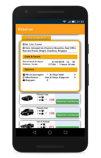 NavetteExpress : Service de navette aéroport taxi screenshot 5