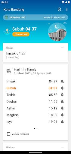 ShalatKu—Jadwal Sholat & Adzan screenshot 2