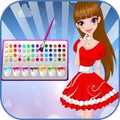 amazing dress design - girls games logo