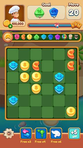Cake Crush: Merge 2048 Puzzle Match Sugar Friends screenshot 7