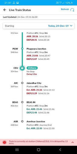 Indian Railway - Live Train, IRCTC & PNR Status screenshot 3