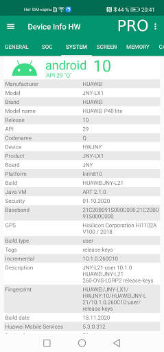 Device Info HW screenshot 7