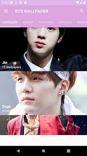 BTS MEMBER WALLPAPER 2k20 HD screenshot 1