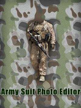 Army Commando Suit Photo Editor screenshot 1