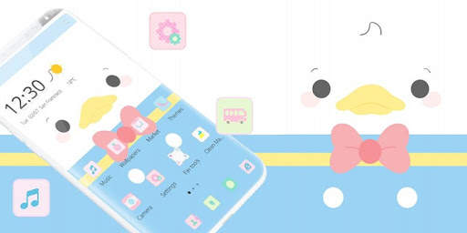 Adorable Duck Face Emoji Theme screenshot 4