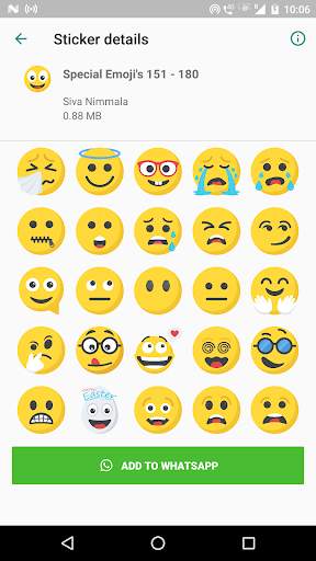 Special Emojis 200 Stickers for WhatsApp screenshot 3