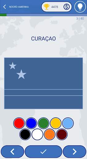 De vlaggen van de wereld quiz screenshot 2