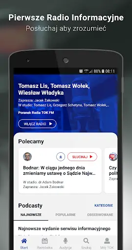 TOK FM - Radio i Podcasty screenshot 1