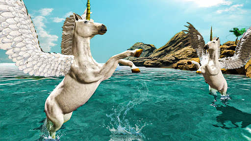 Flying Horse Simulator 2021 – Baby Unicorn Games screenshot 10