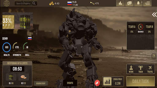 World War 4 Endgames: Text RPG screenshot 1