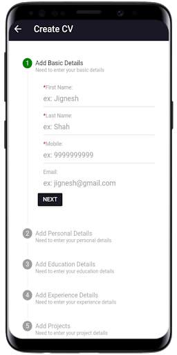 CV Maker App - Perfect Resume Creator. screenshot 4