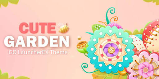 Cute garden GO Launcher Theme screenshot 5