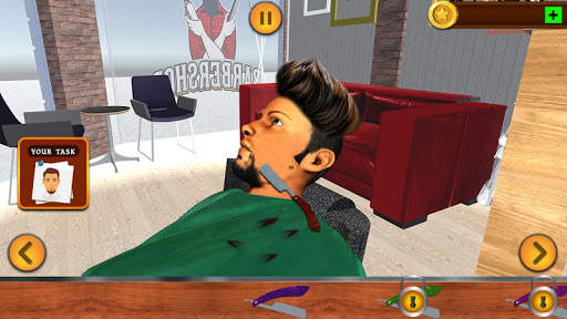 Virtual Barber Shop Simulator: Hair Cut Game 2020 screenshot 2