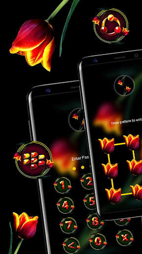 Red Tulip Theme Launcher screenshot 5