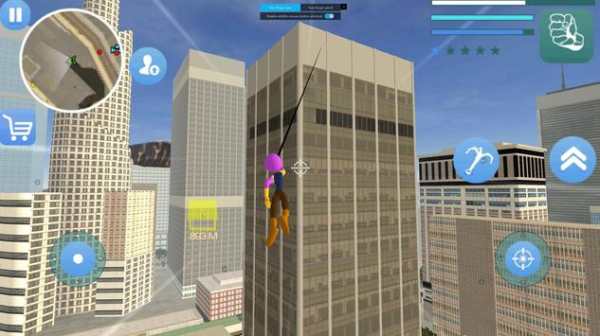 Super Thanos Stickman Rope Hero Gangstar Crime screenshot 2