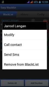 Easy BlackList screenshot 4