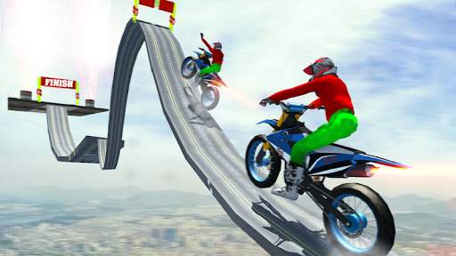 Fast Bike Stunt Racing Free Game 2020 screenshot 1