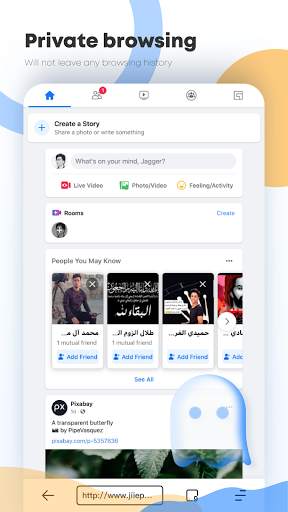 CooBrowser - Private&Safe&Fast Web Browser screenshot 1