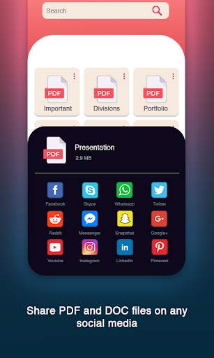 Documents Viewer Pdf Viewer Doc Reader for Android screenshot 4