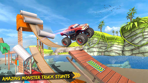 Tricky Car Stunts - Free Racing Stunt Car Games скриншот 2
