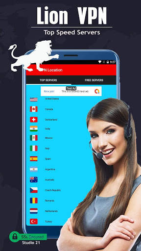 Lion VPN - Free Unlimited & Security VPN Proxy screenshot 6