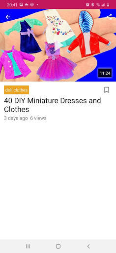 videos on how to make doll clothes screenshot 2