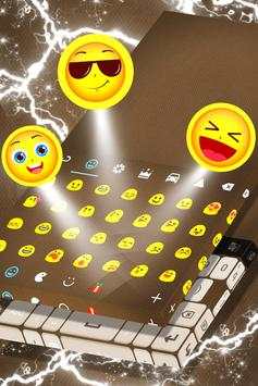 Dark Brown Keyboard Theme screenshot 5