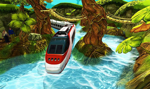Water Surfer Bullet Train Game screenshot 1