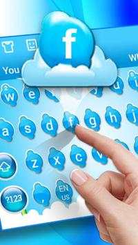 Tastatur-Thema für Himmel screenshot 2