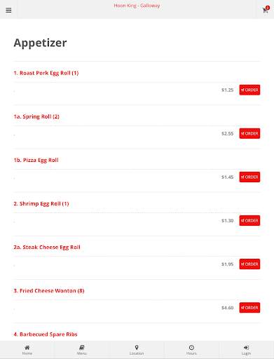 Hoon King Galloway Online Ordering screenshot 5
