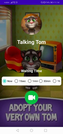 Cat Tom Fake Video Call (Prank) screenshot 2