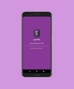 justVPN - Free VPN screenshot 1