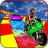 Car Racing in Water Slide - Race Games 2.1