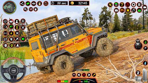 4x4 Jeep Driving Offroad Games screenshot 1
