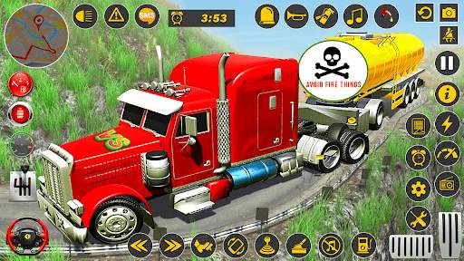 Oil Tanker Truck Driving Games screenshot 5