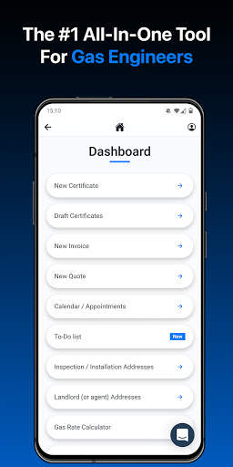 Gas Certificate App screenshot 1