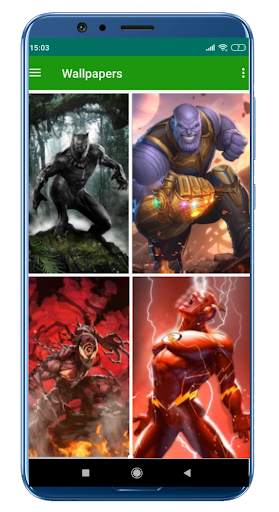 Video Superhero Live Wallpapers Lock Screen screenshot 1