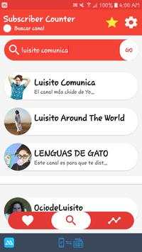 Contador de suscriptores para YouTube y mucho más screenshot 1