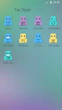 Cute Face Theme screenshot 4