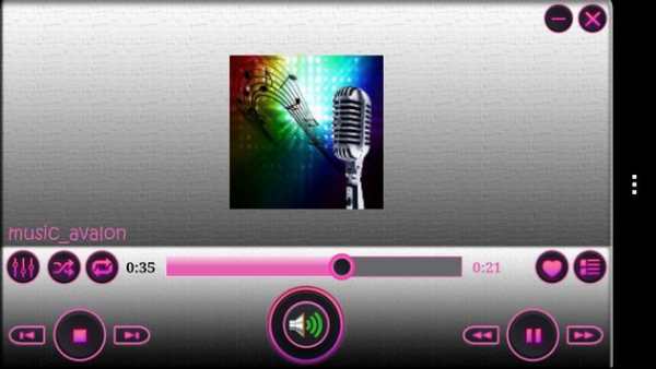 XS Audio Player screenshot 1