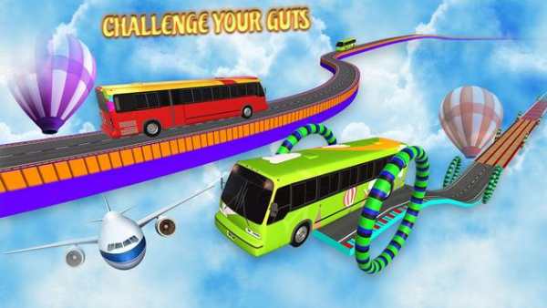 Bus Simulator Impossible Driving Flying Stunt screenshot 5